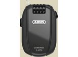Abus Combiflex - Lucchetto Per Il Fissaggio Di Sci, Caschi, Passeggini E Bagagli - Trip 125 - Lunghezza 125 Cm - Spessore 3 Mm - Con Codice A Combinazione - Nero