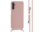 Samsung Galaxy A14 Sleeve - Silicone - Imoshion Custodia Morbida/Manicotto Con Banda/Copertura Posteriore - Rosa
