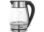 Teesa TSA1512B Bollitore In Vetro 1,7L, 2200W, Nero