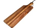 Tagliere In Legno Intirilife - Dimensioni Complessive 43 X 15 X 1,8 Cm - Superficie Di Taglio 33 X 15 Cm - Tagliere Da Cucina Per Carne Formaggio Salumi Pane Verdure Tagliere Tagliere Tagliere