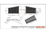 Dr!Ve+ DP1110.10.0773 - Filtro Aria Oe 6420940204 Per Classe S (W221), Classe R (W251), Classe M (W166), Classe M (W164), Classe Glk (X204), Classe Gl (X164), Classe G (W463), Classe E (S211), Classe E (W211), Cls (C219), Clk (A209), Clk (C209), Classe C (S204), Classe C (S203), Classe C (W204), Classe C (W203)