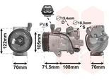 Van Wezel 2900K008 - Compressore Aria Condizionata Oe A4542300111 Per Forfour (454)