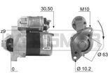 Era 220358A Motorino Di Avviamento 0,7 Kw Per Renault Clio Iii Hatchback (BR0/1, CR0/1) 12 V