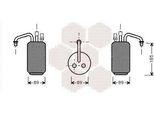 Van Wezel 1800D017 - Essiccatore Aria Condizionata Oe 1124229 Per Cougar, Mondeo Ii