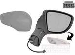 Van Wezel 4386818 Specchietto Esterno Specchietto Laterale Destro Per Renault Captur (J5, H5) Convesso Riscaldato Primerizzato