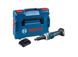 Bosch Ggs 18V-23 Plc Smerigliatrice Diritta Professionale A Batteria 18 V Senza Spazzole + 1X Batteria Procore 4,0 Ah + L-Boxx - Senza Caricabatterie