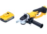 Smerigliatrice Angolare A Batteria Dewalt Dcg 412 N 18 V 125 Mm + 1X Batteria Powerstack 5,0 Ah - Senza Caricabatterie