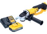Smerigliatrice Angolare A Batteria Dewalt Dcg 412 H1 18 V 125 Mm + 1X Batteria Powerstack 5,0 Ah + Caricabatterie