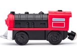Locomotiva Elettrica Woody Rosso - Treno Di Plastica Con Conducente