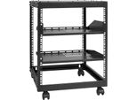 Rack Per Server A Telaio Aperto 12U Profondità Regolabile 15-40" Rack Per Server Di Rete Autoportante/Montato A Parete Rack Av A 4 Montanti Con Rotelle Per Tutte Le Apparecchiature It Di Rete Apparecchiature Av"