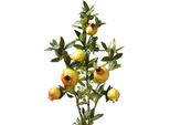 Melograno Artificiale, Frutto Decorativo Di 80 Cm, Fiore Artificiale Per Casa E Hotel, Verde