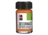 Marabu 1401 39 013 Decormatt Acryl Orange 15 Ml