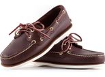 Timberland - Scarpe Da Barca Uomo 2-Eye In Pelle Marrone - Numero 42