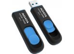 Adata Flash Disk 64GB UV128, Usb 3.1 Dash Drive (R:90/W:40 Mb/S) čErná/Modrá