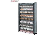 Organizzatore Di Scarpe A 9 Livelli, Grigio, Contiene 45 Paia Di Scarpe