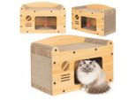 Fusto Tiragraffi Coil, Grotta Per Gatti, Tiragraffi Per Gatti, Letto Per Gatti, Lettino Per Gatti, Letto Ecologico, Tiragraffi, Mdf, Altezza: 29 Cm