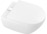 Villeroy & Boch Subway 2.0 Wc à Fond Creux, Ovale, Sortie Horizontale, Directflush/Vifresh, 370X560X365Mm, 5614A1R1, 5614A1R1