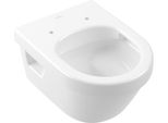 Villeroy & Boch Architectura Wc à Fond Creux Compact, Directflush, Suspendu, 350X480Mm, Blanc, 4687R001, 4687R001