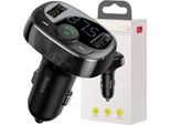 Baseus CCMT000001 Trasmettitore Fm 87,5 - 108 Mhz Bluetooth/Usb Nero