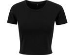 Build Your Brand BY042 | T-Shirt Da Donna / Maglia Singola / Taglio Corto - Colore: Nero - Taglia: Xl
