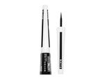 Maybelline Master Ink Matte Eyeliner Pennello 10 Nero Carbone, 1 Pezzo