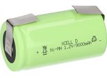 Xcell Mono Batteria Flattop Ni-Mh 1,2V 9000Mah D Con Etichetta U-Solder