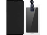 Dux Ducis Skin Pro Custodia Per Iphone 16 Plus Con Patta E Slot Per Schede - Nero