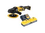 Dewalt Dcm 849 H2 Levigatrice Eccentrica A Batteria 18 V 180 Mm Brushless + 2X Batteria Powerstack 5,0 Ah + Caricabatteria
