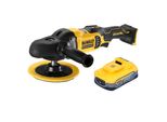 Dewalt Dcm 849 N Levigatrice Eccentrica A Batteria 18 V 180 Mm Brushless + 1X Batteria Powerstack 5,0 Ah - Senza Caricabatteria
