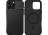 Nillkin Camshield Pro Custodia Per Iphone 16 Pro Max Con Copertura Della Fotocamera - Nero