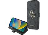 Guess Gubkp16S4Gmggr Iphone 16 6.1 Czarny/Nero Libro 4G Logo Metallo