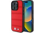 Bmw Bmhmp16X23Puspr Iphone 16 Pro Max 6,9 Czerwony/Rosso Custodia Rigida M Linea Perforata E Cucita Magsafe