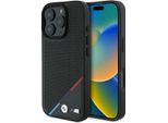 Bmw Bmhmp16X23Pupdk Iphone 16 Pro Max 6,9 Czarny/Nero Custodia Rigida M Linea Tricolore Perforata Magsafe