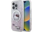 Hello Kitty Hkhmp16Llswkh Iphone 16 Pro 6.3 BiałY/Bianco Custodia Rigida Liquid Glitter Sweet Kitty Bows Magsafe