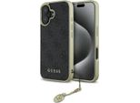 Guess Guhcp16Mgf4Ggr Iphone 16 Plus 6.7 Czarny/Nero Custodia Rigida 4G Charms Collection