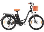 Bicicletta Elettrica Ttgo YY-26ST - Motore 250W Batteria 36V14.5AH Ruote Da 26 Pollici Freni A Disco Meccanici - Nero