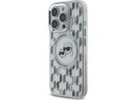 Karl Lagerfeld Klhmp16Lhmckmht Iphone 16 Pro 6.3 Przezroczysty/Trasparente Iml Monogram Karl&Choupette Testa Magsafe