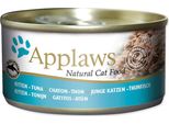 Applaws Cat Cibo Umido Per Gattini In Lattina Tonno 70 G (Quantità: 24 Per Unità D')