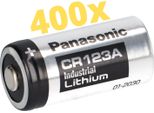 400X Panasonic 3V CR123A DL123A Batterien CR17345 Ultra Lithium Foto Bulk