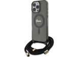 Guess Guhmp16Xhctsgnsk Iphone 16 Pro Max 6,9 Czarny/Nero Custodia Rigida Crossbody Cord Script Magsafe