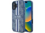 Guess Guhmp16Sp4Rpsb Iphone 166.1 Niebieski/Blu Custodia Rigida 4G A Righe Stampate Magsafe