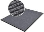 Zolta Zerbino 120X240 Cm Per Esterni E Interni - Zerbino Lavabile - Zerbino Per Esterni - Zerbino Antiscivolo - Zerbino Antiscivolo - Tappetino Per Scarpe Porta D'ingresso - Grigio