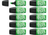 Stabilo Boss Mini Evidenziatore - 2+5 Mm - By Snooze One - Verde - 10 Pezzi
