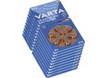 60X Batteria Per Apparecchi Acustici 312 PR41 Varta