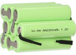 Batteria Come 3SD B01 Ww Per Tapparelle Velux 10,8 V 2300 Mah Ni-Mh