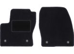 Wielganizator Tappetini Auto Velours Anteriori Adatto Per Ford Kuga MK2 (2012-2019, Suv) Neri, Set 2 Pz, Con Fissaggi