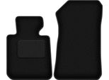 Wielganizator Tappetini Auto Velours Anteriori Adatto Per Bmw 1 E82 (2004-2011, Coupé) Neri, Set 2 Pz, Con Fissaggi