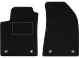 Wielganizator Tappetini Auto Velours Anteriori Adatto Per Fiat Bravo Ii (2007-2012, Hatchback) Neri, Set 2 Pz, Con Fissaggi