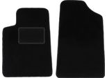 Wielganizator Tappetini Auto Velours Anteriori Adatto Per Citroen C6 (2005-2012, Berlina) Neri, Set 2 Pz, Con Fissaggi