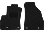 Wielganizator Tappetini Auto Velours Anteriori Adatto Per Citroen Nemo (2007-2017, Furgoncino) Neri, Set 2 Pz, Con Fissaggi